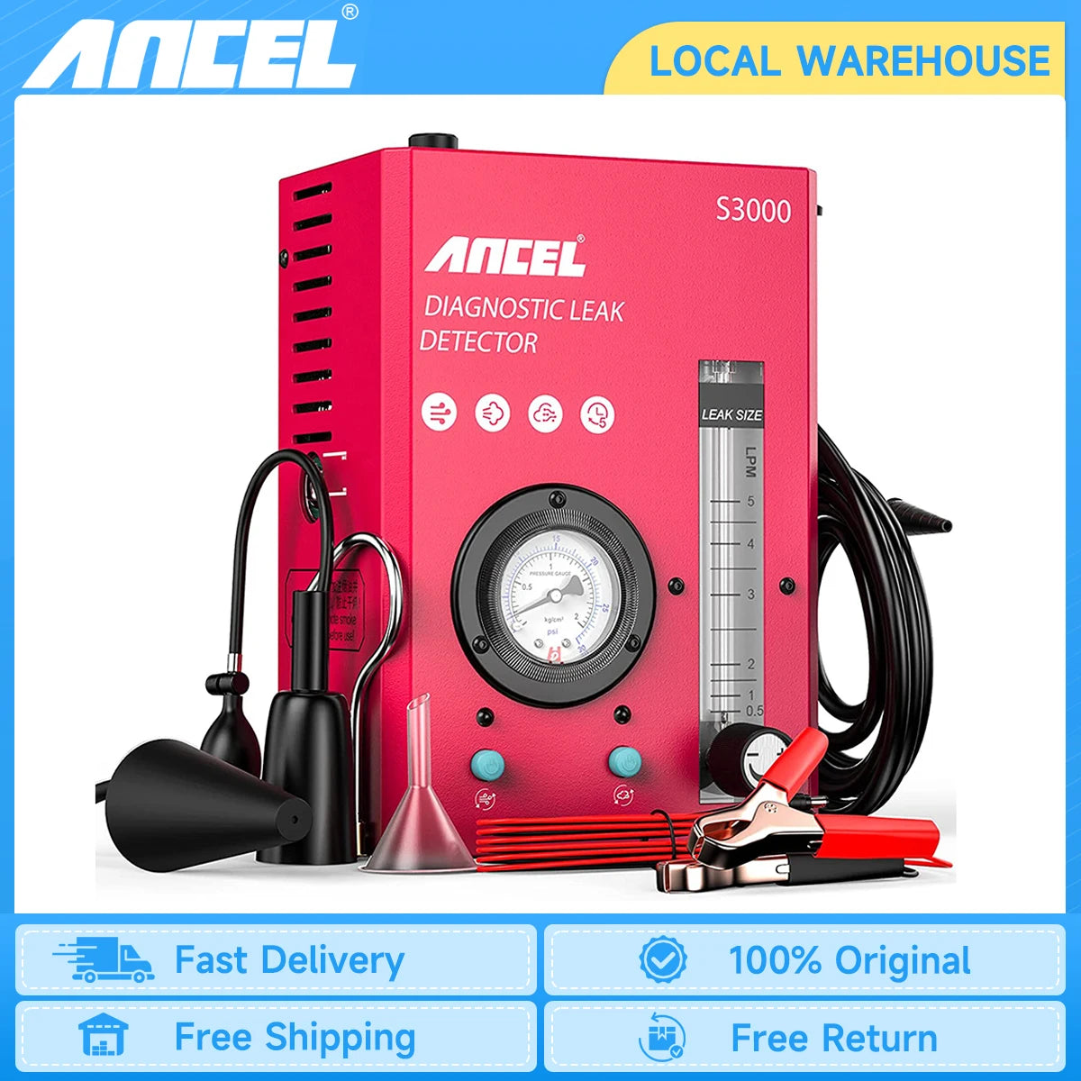 ANCEL S3000 Smoke Machine