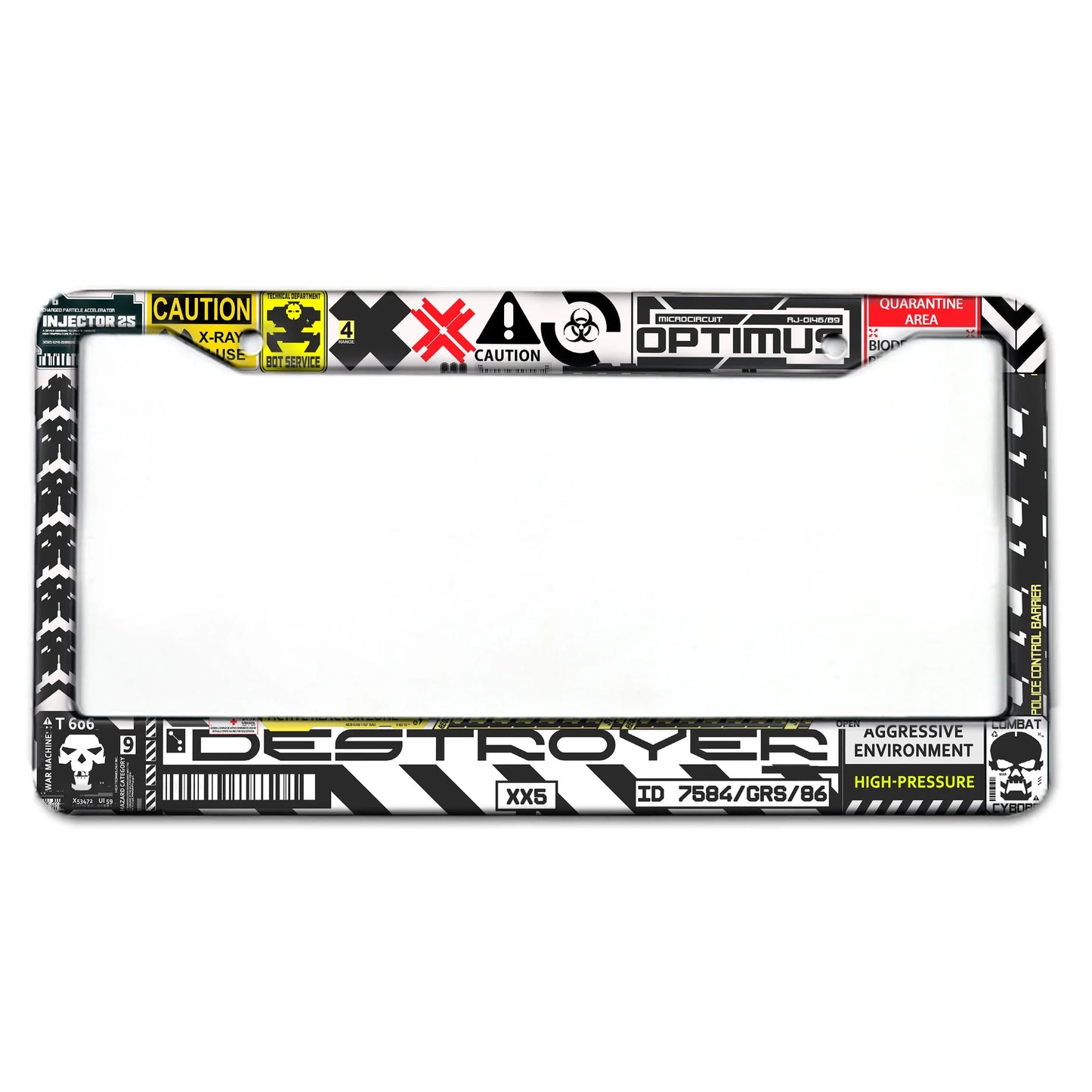 Universal Aluminum Alloy US Car License Plate Frame Cover